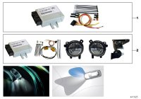 63132358310-BMW LED fog lamp turn lamp