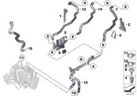 64539119167-RETURN HOSE/F20/F21/F30/F31