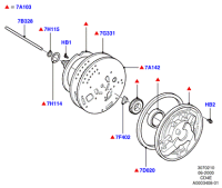 F3RP7N265AA-Gasket, YL8P-A *, YL8P-B *, YL8P-E *, YL8P-F *, 3L8P-H *, 3L8P-E *, 3L8P-F *, 3L8P-G *, 2L8