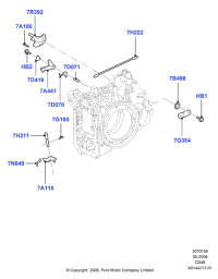 F3RP7H222AB-Rod assy-transmission sensor, MAVERICK 2007-