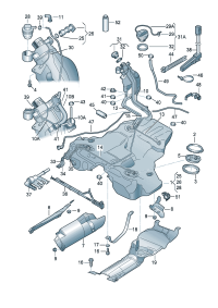8E0201060DC-Filler neck Tank, fuel (26mm)   F 8E-4-200 001