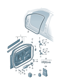 8WD831051-Door assy-rr, lh