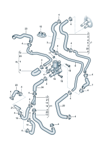 8E0265347-Coolant pipe