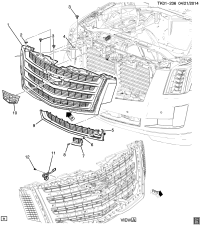23181986-COVER,FRT BPR FASCIA OPG LWR(INCLS 6,8)(PART OF 9)