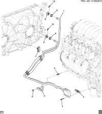 23129010-GASKET,ENG OIL CLR(PART OF 1)