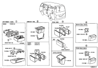 7410226010C0-BOX SUB-ASSY, FRONT ASH RECEPTACLE