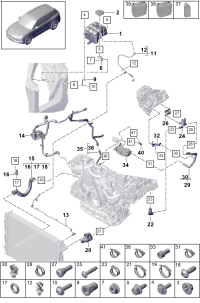 PAB12108120-PORSCHE CAYENNE VENT LINE