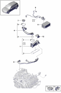 PAB11530110-Hose, oil filler Engine oil