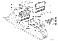 51168218367-Mldg assy-fr beam