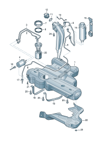 18A201060-Filler neck Tank, fuel (26mm)
