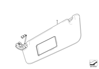 51167897651-Sunvisor/mirror illumination lh