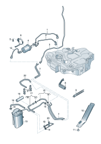 8J0201215AA-Fuel pipe