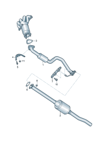 180253059S-HOSE,BY PASS RADIATOR-C(W204)