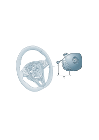 30G880201E-Unit assy-steering wheel air bag