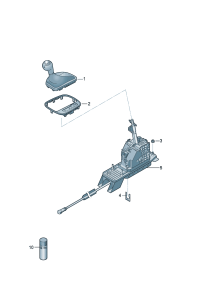 8U1713139FTAH-Knob (leather) (ghost (black))