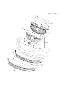 26337890-Grille, fr. upper (incl. 4-6)