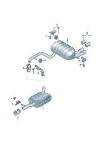 8UD253609C-Muffler assy-rr