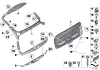 51497223695-Trim trunk lid lh
