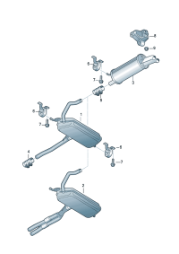 3BD253609H-Muffler assy-rr  For use only: D  -25.01.2010