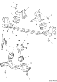 3D0399151AF-RUBBER MOUNTING/A4/A6/A8/2009