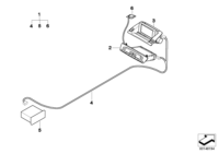 65129205286-CD, CID operation panel