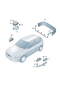 1JD919486B-BRACKET-ANTISKID SENSOR