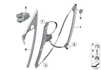 51337197919-WINDOW LIFTERW/OMOTOR FRTLH X5