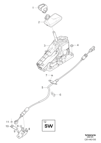 31437770-Knob, gear bar