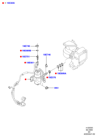 F5VH19E561AA-Switch-a/c system-vacuum