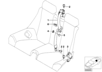 72117007747-S/belt assy-rr lh