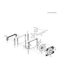 85537378-Motor, engine cooling fan (LIN 400W motor w/fan blade)