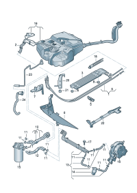 2K0201329-Tube assy-fuel