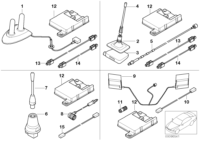 61126900410-Wire assy-antenna
