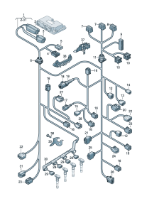 4F1971072HN-Harness, engine room D-31.07.2006 -30.07.2007