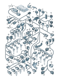 4F1971072LN-Harness, engine room