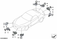 66207927774-Ultrasonic sensor Frozen gray II