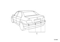 66200302421-Mounting kit parking distance warning system