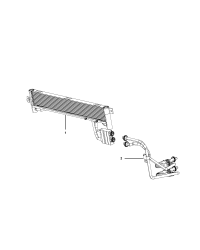 68165900AD-Oil, cooler transmission