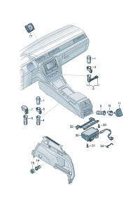 3GD919204-Clock assy