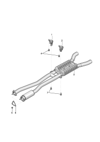 3W0253138-BRACKET ASSY-AIR INTAKE