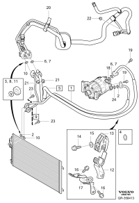 31455069-RADIATOR HOSE W124/E200/E220