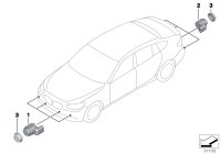 66209233041-Ultrasonic sensor orion silver