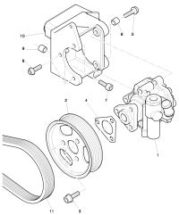 3W0422154C-Pump Booster, steering D  -18.09.2006