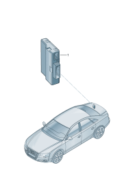 4H0907468AH-Bus assy-data Interface, diagnosis (gateway)  D-30.05.2016 -15.05.2017