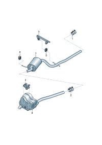 1K0253209J-Muffler f