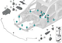 65767940095-Sensor, pedestrian protection PTS