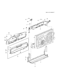 26287624-Deflector, radiator (lower otr) (incl. 17,18)