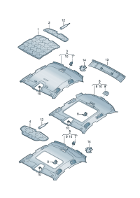 8WD867505-Moulding headlining