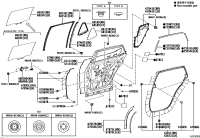 6700346040-PANEL SUB-ASSY, REAR DOOR, RH