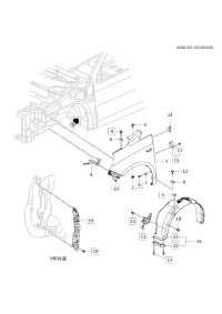 26208795-Panel, front fender